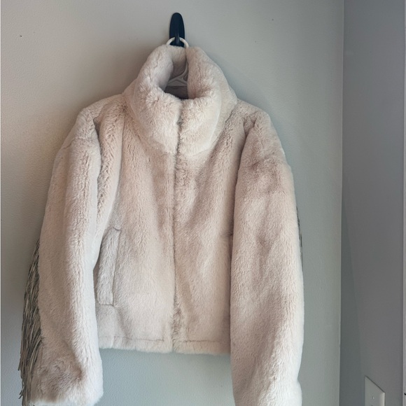 Anthropologie Blue Revival Dancing in the Moonlight Cream Jacket - Picture 3 of 9